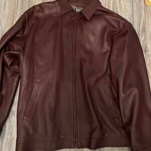Polo Ralph Lauren XL  Men's Brown Leather Jacket
